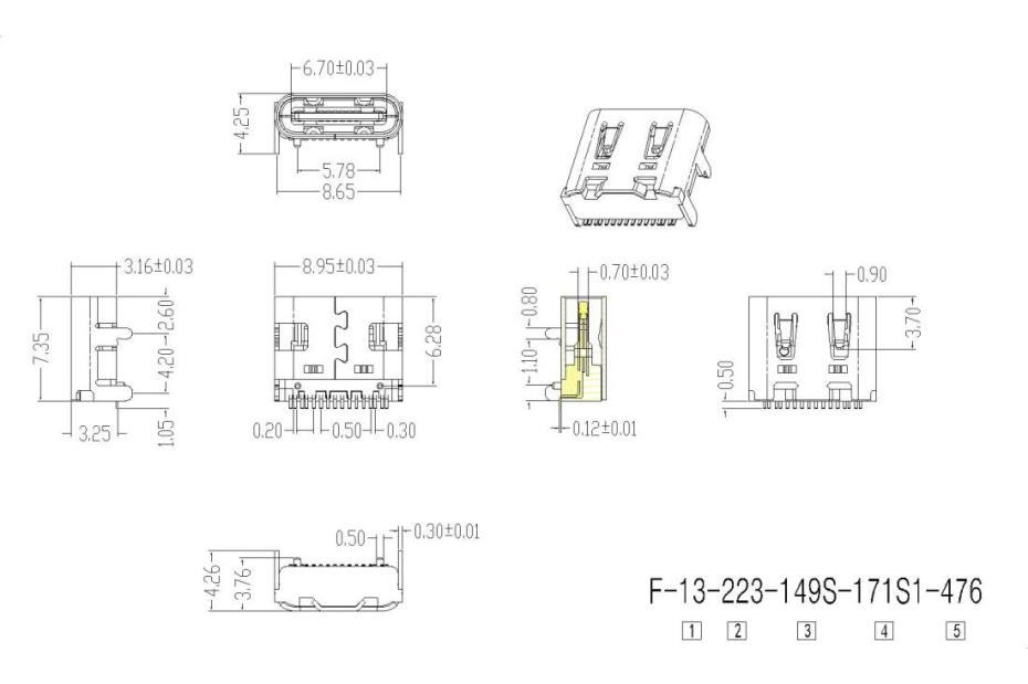 005-TYPE-C母头16P四脚插板带大弹片.jpg